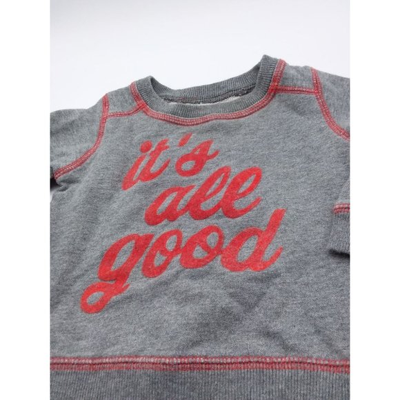Baby B'Gosh It's All Good Infant Sweatshirt Grey Size 12 Months - Picture 2 of 7